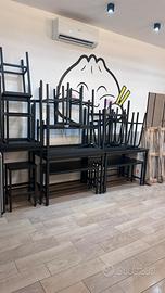 Set tavoli , sgabelli e panche