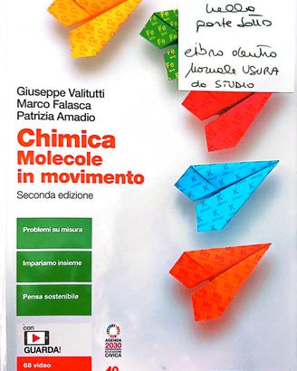 chimica molecola in movimento