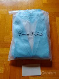 Abito uomo leggero azzurro nuovo taglia L