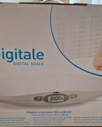 Bilancia digitale pesabambini neonati chicco