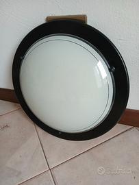 Plafoniera vetro tonda
