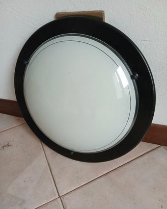 Plafoniera vetro tonda