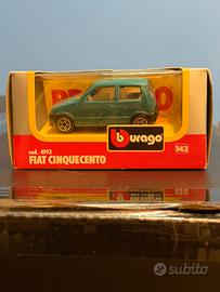 Burago Fiat Cinquecento 1:43 Cod.4193 Made Italy