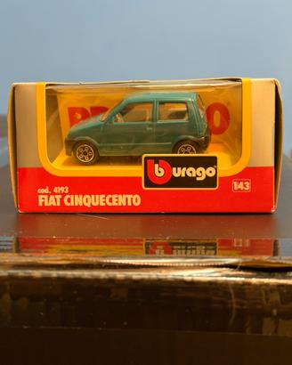 Burago Fiat Cinquecento 1:43 Cod.4193 Made Italy