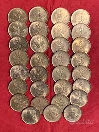 Monete da 20 lire anni vari