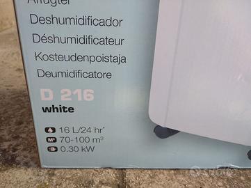 DEUMIDIFICATORE QLIMA D216