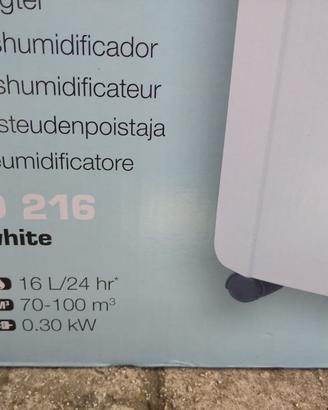 DEUMIDIFICATORE QLIMA D216
