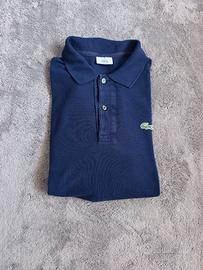 Polo Lacoste Maniche Lunghe Blu Navy - Taglia L