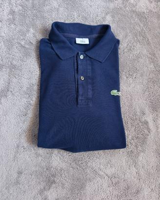 Polo Lacoste Maniche Lunghe Blu Navy - Taglia L