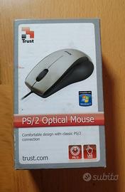 Mouse ottico Trust con attacco PS/2  - Nuovo