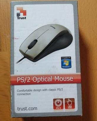 Mouse ottico Trust con attacco PS/2  - Nuovo