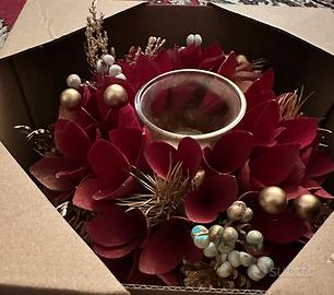 CENTROTAVOLA PORTA CANDELE NATALIZIO NUOVO