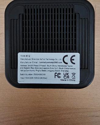 Caricatore senza fili da 15W Wifi Qi iPhone Samsun