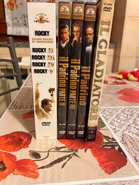 DVD - Rocky/il Padrino/il Gladiatore