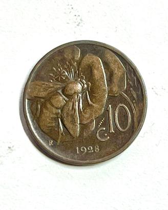 Moneta Regno D’italia 10 cc 1928