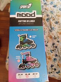 Pattini per bimba come nuovi taglia 35/38