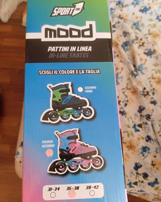 Pattini per bimba come nuovi taglia 35/38