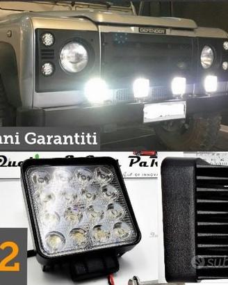 2 Faretti LED per Land Rover OFF ROAD FUORISTRADA
