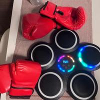 Macchina da Boxe Musicale, con Guanti, Luci