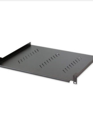 Mensola per Rack 19" 350mm 1U Nera 2 Punti