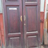 antica porta a 2 ante in larice d'America 