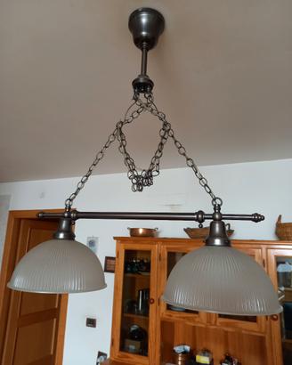 Lampadario rustico 