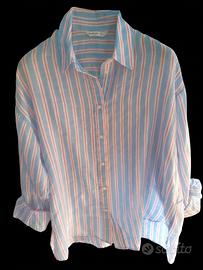 Camicia D. man.Lunga in Viscosa e Nylon