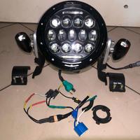 FARO FANALE 7'' POLLICI E ALLOGGIAMENTO PER HARLEY