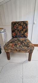 Divano a due posti, anni '40 + poltroncina