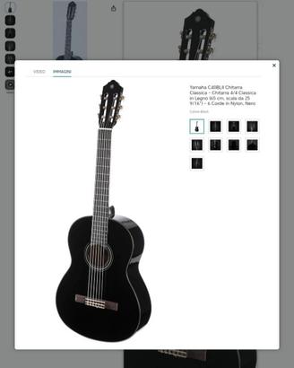Chitarra Yamaha C40 per Mancini