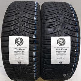 2 GOMME 205 55 16 BRIDGESTONE A63163