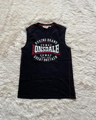 Canotta nera uomo Lonsdale London