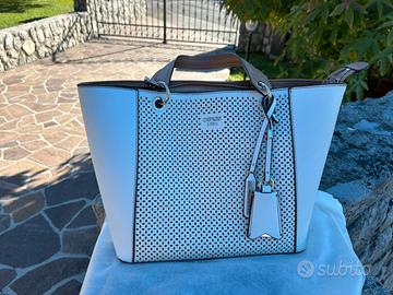 Borsa a mano/spalla bianca GUESS