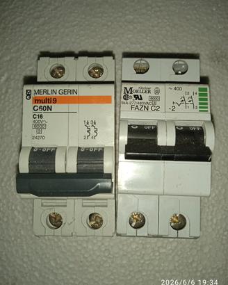 interruttori magnetotermico 