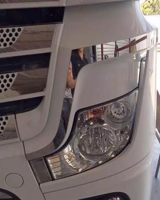 acciaio inox per fari camion 