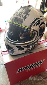 Casco integrale nolan n63 sketch metal/white tg M