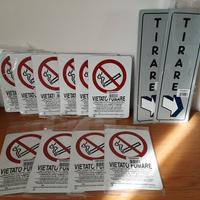 Targa cartello VIETATO FUMARE