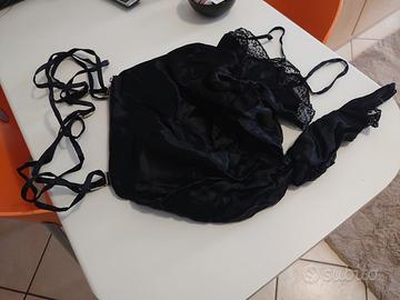 MM6 Maison Margiela – Satin & Lace Pouch Bag (Runw