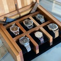 Scatola porta orologi artigianale 6 slot
