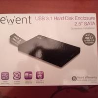 Case esterno Ewent NUOVO per Hard disk SATA 2.5" u