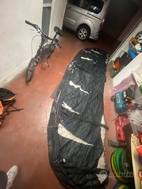 vela e boma kite serf