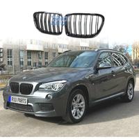 GRIGLIA DOPPIA BMW X1 E84 09-14 LOOK M4 NERO LUCID