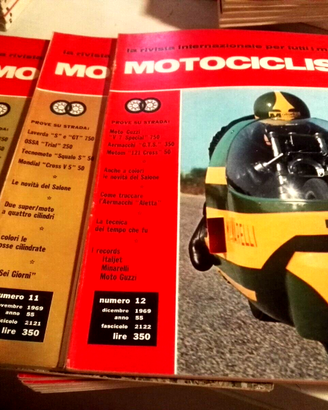MOTOCICLISMO RIVISTE SINGOLE A PARTIRE DAL 1962