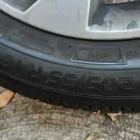 cerchio in acciaio + pneumatico Michelin 