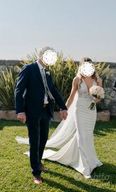 Abito da sposa con velo - Atelier Emé 