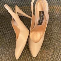 Scarpe slingback Aldo del Vita pelle 38