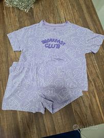 Pigiama lilla Breakfast Club bimba 11-12 anni