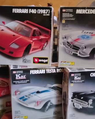 Lotto 5 modellini Bburago vintage scala 1:24
