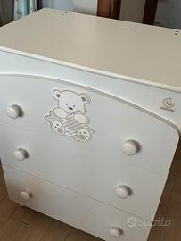 Cassettiera mobile italbaby