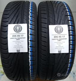 2 GOMME 205 45 17 UNIROYAL A75160